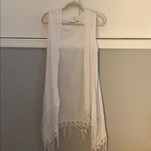 White Flowy Cover-Up